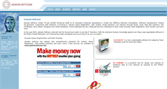 Desktop Screenshot of genesissoftcons.com