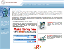 Tablet Screenshot of genesissoftcons.com